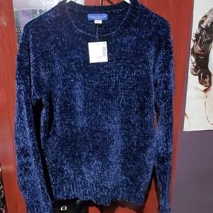 SOLD* NWT Medieval Blue Chenille Sweater
